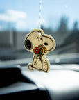 Three Potato Four - 3P4 x Peanuts® - Snoopy Flower Bouquet Air Freshener
