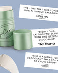Plastic free Refillable Deodorant with Macadamia + Bergamot
