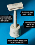Plastic Free, Sustainable & Reusable Safety Razor