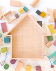 kiko+ & gg* - Tsumiki Building House-Shaped Block Set