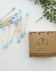 Organic Bamboo Cotton Buds - Biodegradable - 100 Pack