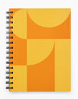 Poketo - Essential Spiral Bound Lined Notebook: Green Geo