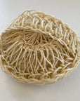 fort & field - Round sisal scrubber ball sponge w/ handle kitchen bath