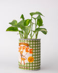 Ceramic Planter, Coffee Can