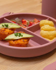 Silicone Baby Divided Suction Plate