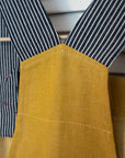 Kusuguru Japan Embroidered Cat Apron - Cute Cotton Smock