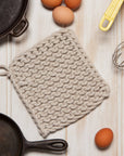 Danica Heirloom - Dove Gray Knit Potholder