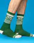 I Read Banned Books Gym Crew Socks