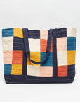 Checkered Canvas Tote Bag