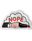 Nope Girl Sticker by Gemma Correll