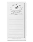 Witch List Notepad