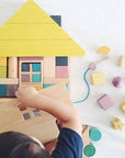 kiko+ & gg* - Tsumiki Building House-Shaped Block Set