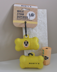 Eco-Friendly Poop Bag Dispenser + 15 Compostable Bags