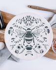 Your Green Kitchen - Bee Bowl covers PACKAGED/ Set of 2 /MED,LG