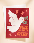 One & Only Paper - Peace On Earth Dove A2 Greeting Card - Single