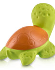 CaaOcho Natural Rubber Toys - Natural Rubber Turtle Non-Toxic Bath Toy, Mold-free design