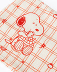 3P4 x Peanuts® - Snoopy Cherry Basket Tea Towel (Red)