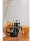 Danica Heirloom - Stackable Drinking Glass 13 oz - Amber