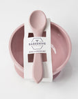 Silicone Suction Bowl and Spoon Set