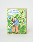 Egg Press Manufacturing - Gnome Mama Love Letterpress Greeting Card by Phoebe Wahl