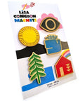 Lisa Congdon - Set of 5 Magnets