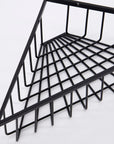 Black Corner Stainless Steel Basket