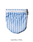 Puebco - School Tie Fabric Semicircle Pouch
