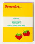 Remember Strawberry - Risograph A2 Notepad