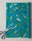 Bees Wrap Reusable Beeswax Food Wrap Roll - Ocean Print