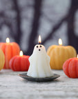 Ghost Candle – 100% Beeswax – Natural – 3” Handcrafted