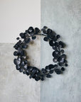 Eucalyptus Black Metal Wreath