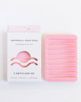 Earth Ahead - Waterfall Silicone Soap Dish - Pink