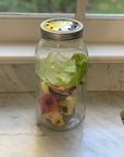 Jarware Compost Lid for Wide Mouth Mason Jar, Set 4