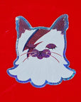 David Bowie Cat - Sparkle Sticker