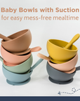 Silicone Suction Bowl and Spoon Set
