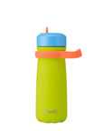 16oz Lime Sherbet Traveler with Flip Straw Lid
