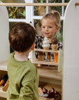 Wooden Ice Cream Stand and Accessories