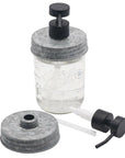 Mason Jar Lifestyle - Matte Black Soap Pump Lid Kit for Mason Jars
