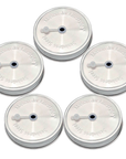 Mason Jar Lifestyle - Stainless Steel Straw Hole Tumbler Lids for Mason Jars