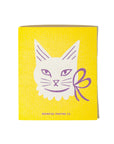 Ribbon Cat - Swedish Dishcloth