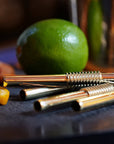 Turtleneck Stainless Steel Bendable Straw sets