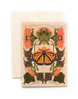 Monarch Butterfly Greeting Card with Removable Butterfly