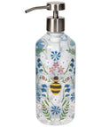 Bee Garden Glass Soap Pump