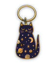 Cosmic Kitty Cat Keychain