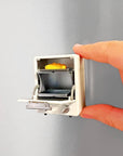 Mini Retro Oven Fridge Magnet with Tiny Bread