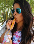 Standard Reusable Silicone Straw 60ct Mini Wing - Assorted