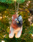 The Winding Road - Ornament - Little Felt Cats - 5 Assorted Pieces