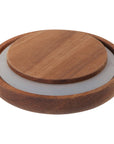 Danica Heirloom - Glass Jar with Acacia wood lid - 42 oz