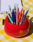 Ban.do - Ceramic Pencil Cup, Apple