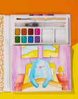 Watercolor Monster Painting Book - 30 pages